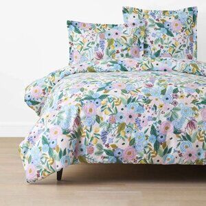 Garden Party Classic Cool Cotton Percale Duvet Cover - Multi, Twin/Twin XL
